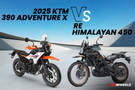 2025 KTM 390 Adventure X vs Royal Enfield Himalayan 450