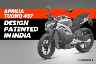 Aprilia Tuono 457 Design Patented In India Ahead Of Launch Aprilia Tuono 457 Design Patented In India Ahead Of Launch