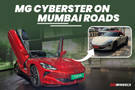 Say Hello To The MG Cyberster On Mumbai Roads In The English White Shade