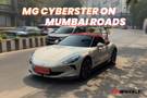 Say Hello To The MG Cyberster On Mumbai Roads In The English White Shade