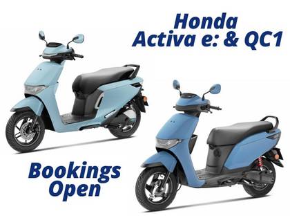 Honda Activa Electric and QC1 Electric Scooters Pre-Bookings Open