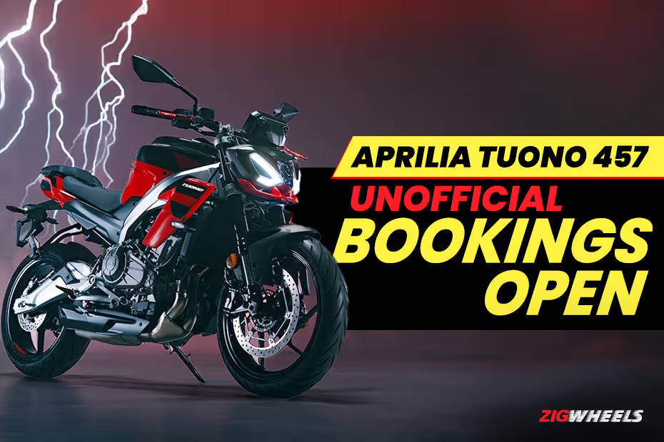 Aprilia dealers have begun unofficial bookings of the Tuono 457