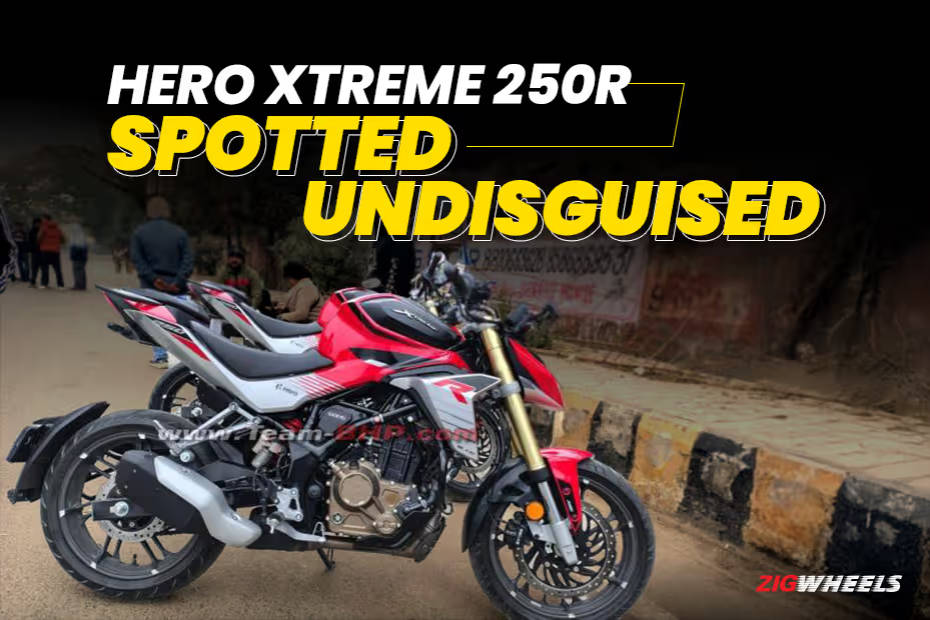 The Hero Xtreme 250R has been spotted testing for the first time