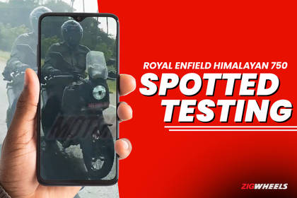 Himalayan 750 Spotted Testing In India