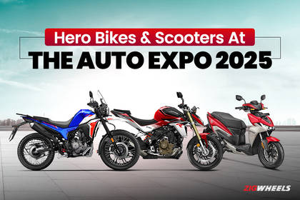 Hero Bikes And Scooters At The Auto Expo 2025