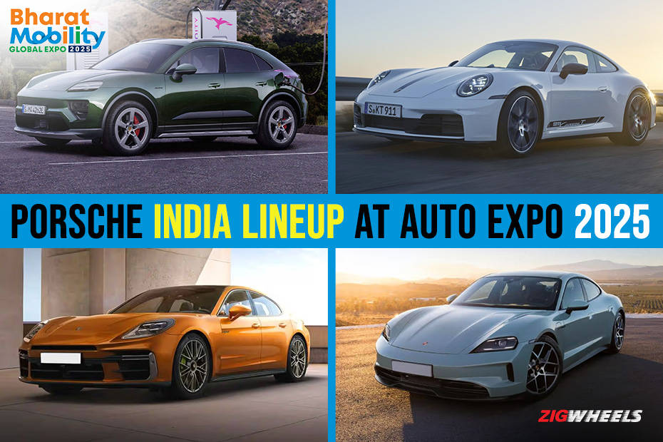 Porsche India At Auto Expo 2025 Macan BEV, Taycan Facelift, 911