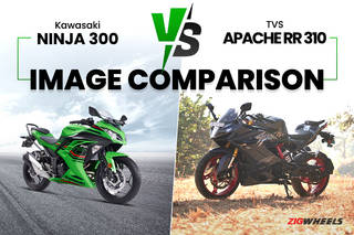 Kawasaki Ninja 300 vs TVS Apache RR 310: Image Comparison