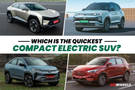 Creta Electric Vs BE 6 Vs ZS EV Vs Curvv EV: Which Electric SUV Is The Quickest?