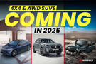 List Of All 4x4 And AWD SUVs Expected In 2025