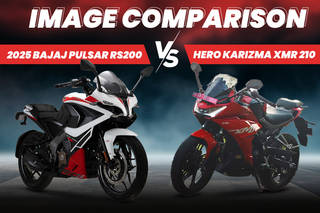 2025 Bajaj Pulsar RS200 vs Hero Karizma XMR 210: Image Comparison