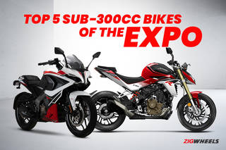 Top 5 Sub-300cc Bikes At The Bharat Mobility Expo