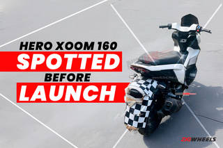 Hero Xoom 160 Scooter Spied in Production Form Before Launch