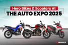 Hero Bikes And Scooters At The Auto Expo 2025