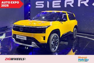 Tata Reveals Sierra ICE Concept For The First Time At Bharat Mobility Global Expo 2025