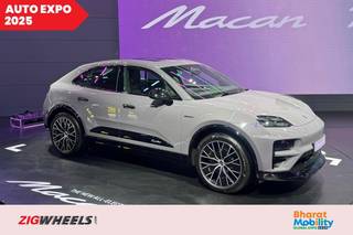 Covers off the Porsche Macan Electric As It Is Now Being Showcased At The Auto Expo 2025 Covers off the Porsche Macan Electric As It Is Now Being Showcased At The Auto Expo 2025