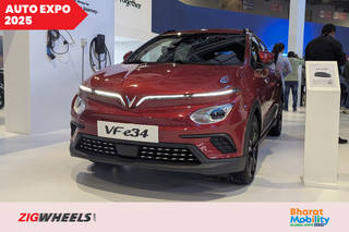 VinFast Showcases VF e34 Alongside A Host Of Other Models At Auto Expo 2025