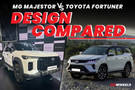 MG Majestor Vs Toyota Fortuner: Here’s A Comparison Of Their Designs!