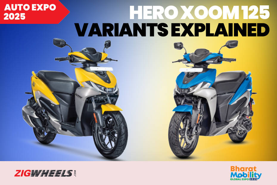 何でも揃う Xoom Hero 125 ZigWheels - Explained Variants VX and ZX 小物