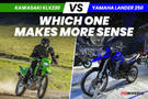 Kawasaki KLX230 vs Yamaha Lander 250: Which One Makes More Sense?