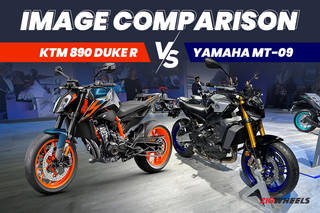 Yamaha MT-09 Vs KTM 890 Duke R: Image Comparison: Auto Expo 2025