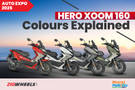 Hero Xoom 160 Colours Explained: Auto Expo 2025