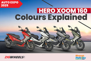 Hero Xoom 160 Colours Explained: Auto Expo 2025