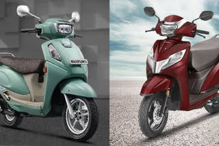 2025 Suzuki Access 125 vs Honda Activa 125: Image Comparison: Auto Expo 2025