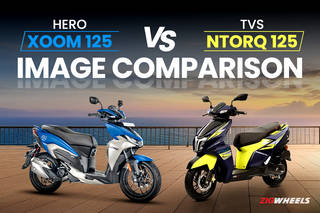 Hero Xoom 125 Vs TVS Ntorq 125: Image Comparison: Auto Expo 2025