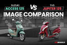 Suzuki Access 125 Vs TVS Jupiter 125: Image Comparison