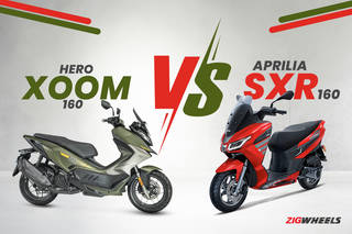 Hero Xoom 160 vs Aprilia SXR 160: Maxi-scooter Comparison