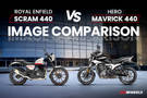 Royal Enfield Scram 440 Vs Hero Mavrick 440: Image Comparison