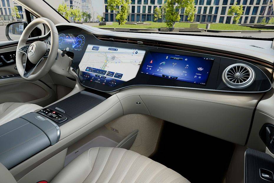 Full dashboard center Image of EQS SUV