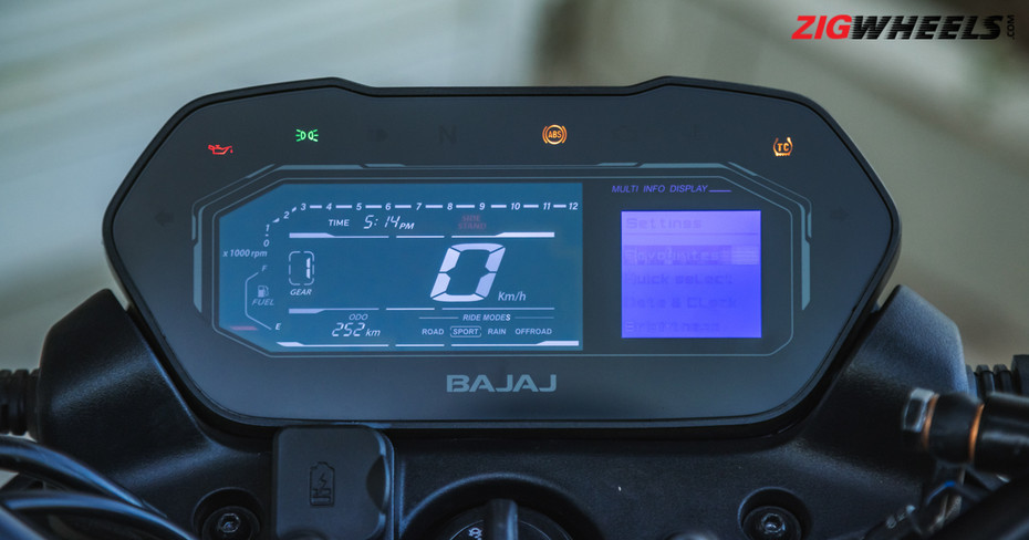 Bajaj Pulsar NS400Z LCD Console