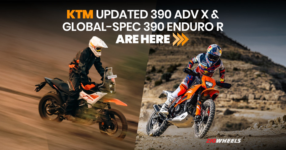 BREAKING: Updated KTM 390 Adventure X And Global-Spec 390 Enduro R Launched