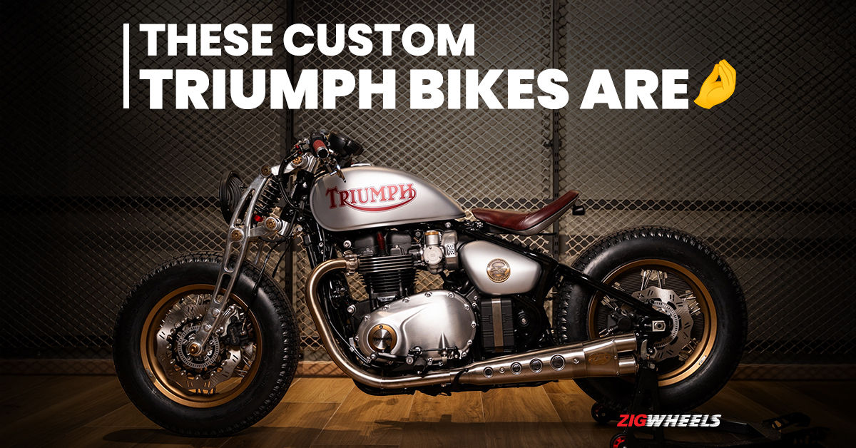 New Modified Triumph Bikes Unveiled - Based On Triumph Bonneville
