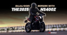 BREAKING: The Bajaj Pulsar NS400Z Gets Safer, More Powerful