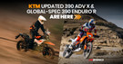 BREAKING: Updated KTM 390 Adventure X And Global-Spec 390 Enduro R Launched
