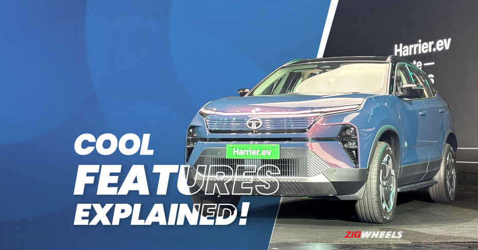 Tata Harrier EV: Top 5 Most Interesting Features Explained highlights