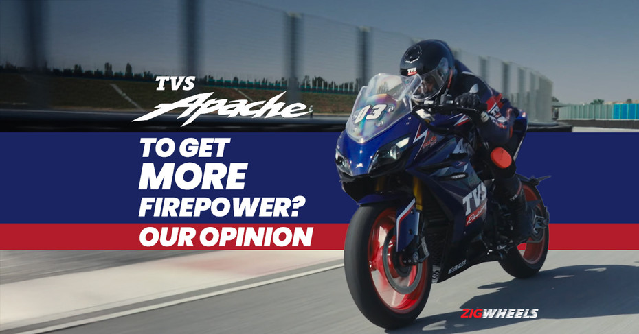 Will evolve to the TVS Apache RR 450