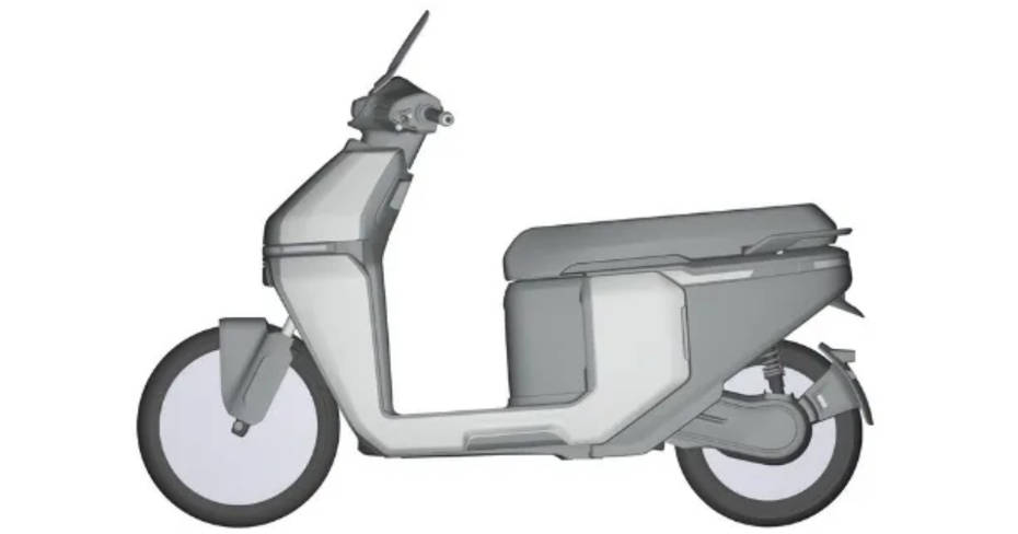 New TVS Electric Scooter Design Patented In Indonesia  