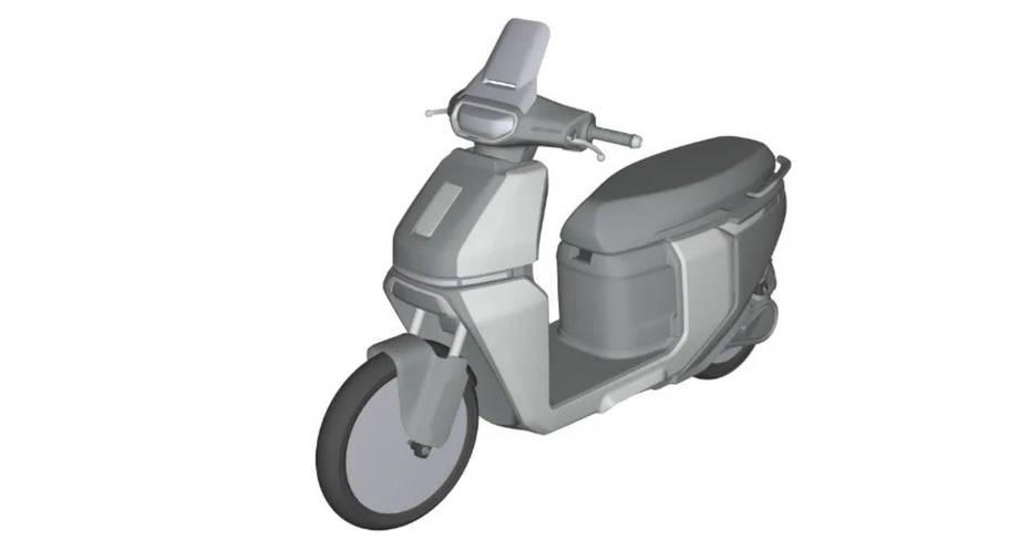 New TVS Electric Scooter Design Patented In Indonesia  
