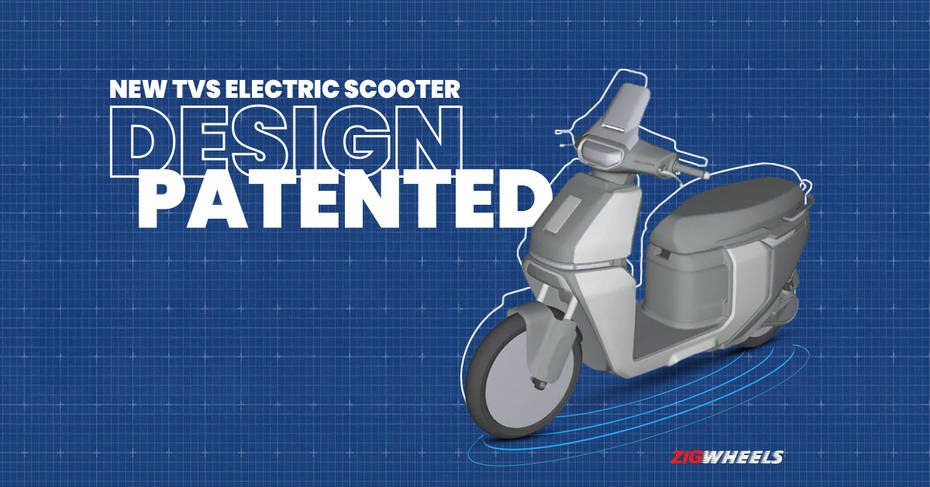 New TVS Electric Scooter Design Patented In Indonesia  