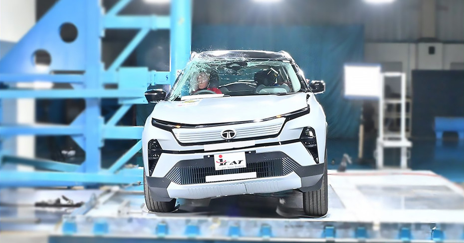 Tata Harrier EV BNCAP crash test