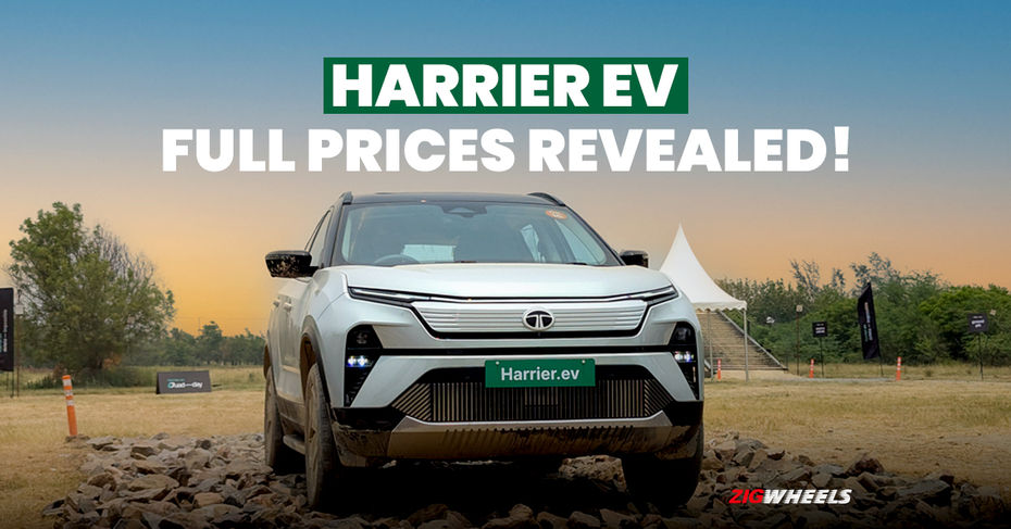 Made-in-India All Wheel Drive Tata Harrier EV Launched At Rs 28.99 highlights