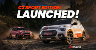 Citroen C3 Sport Edition Launched - Gets Cosmetic Tweaks, Ambient Lighting And A Lot More…