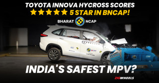 Toyota Innova Hycross Smashes Bharat NCAP With Full 5-Star Safety Rating! Toyota Innova Hycross Smashes Bharat NCAP With Full 5-Star Safety Rating!
