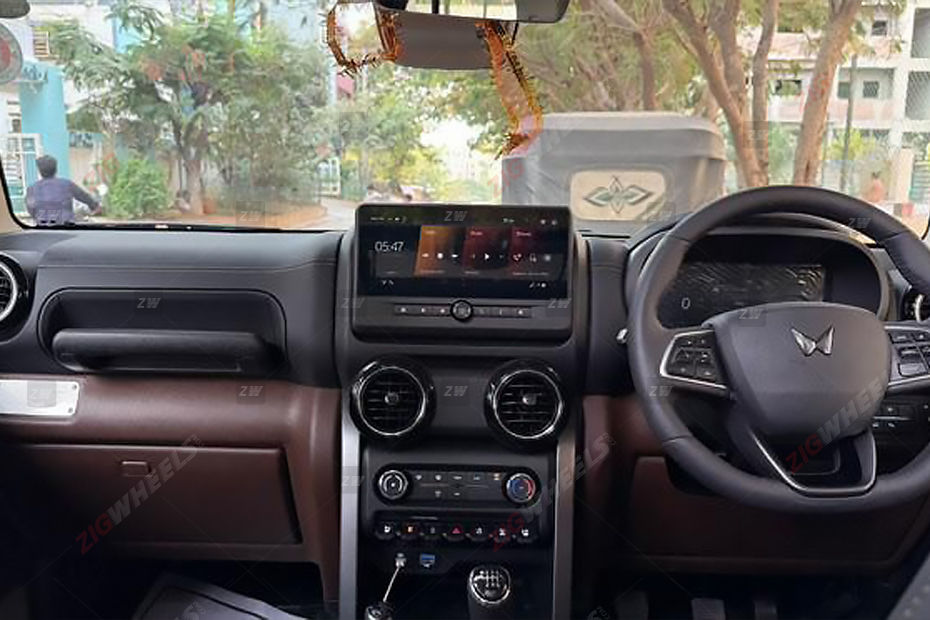 Mahindra Thar Roxx Mocha Brown Interior