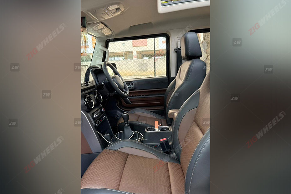 Mahindra Thar Roxx Mocha Brown Interior