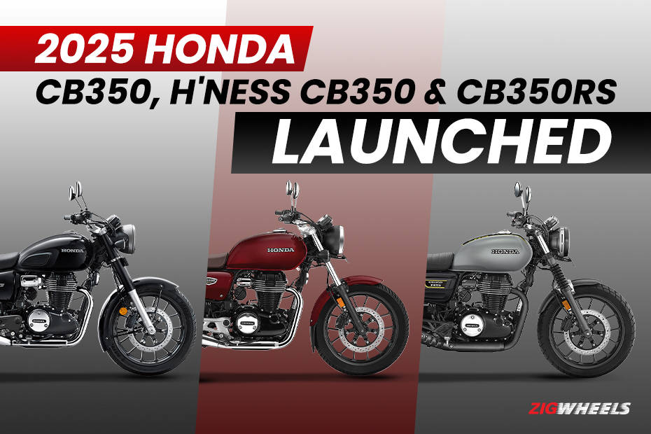 2025 Honda CB350, H’ness CB350 And CB350RS Launched In India