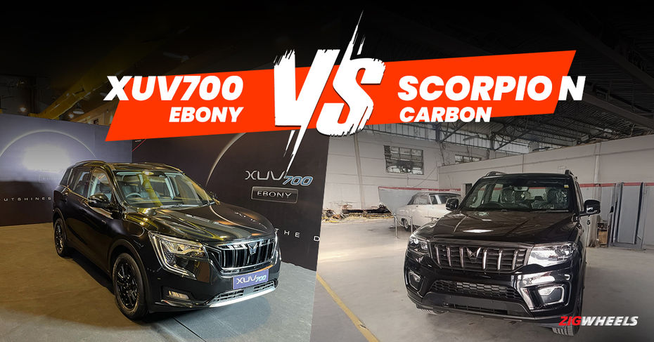 XUV700 Ebony Or Scorpio N Carbon? The Mahindra Dark Edition SUVs highlights